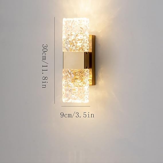 LIGHTINGS Afn Wall Lights Nordic Crystal Simple Wall Lamp LED Modern Living Room Bedroom Corridor Bedside Lamp Wall Lighting Sconces