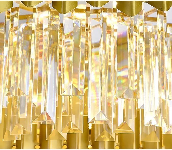 MODERN CHANDELIER FAN Golden Crystal & Metal Luxury Chandelier Fan With Remote Control Technology~ color golden&white 1 YEAR WARRANTY