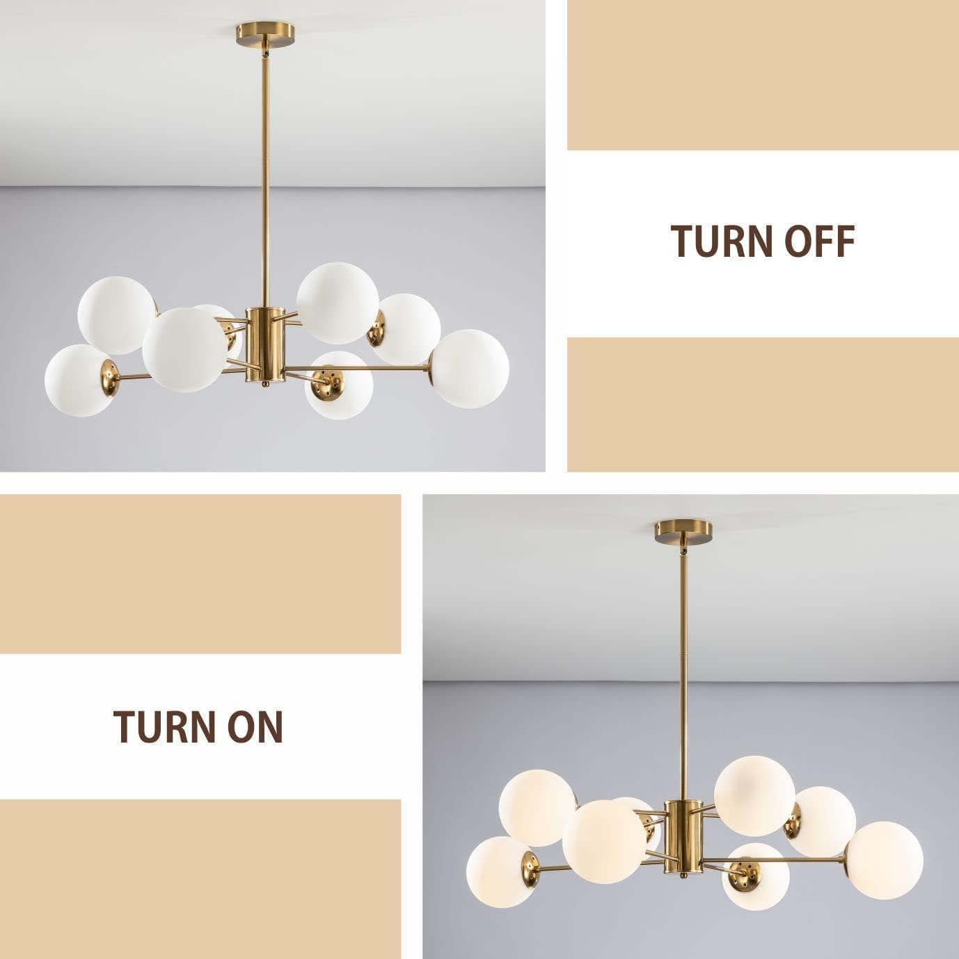Perfect for bedroom, kitchen & living room