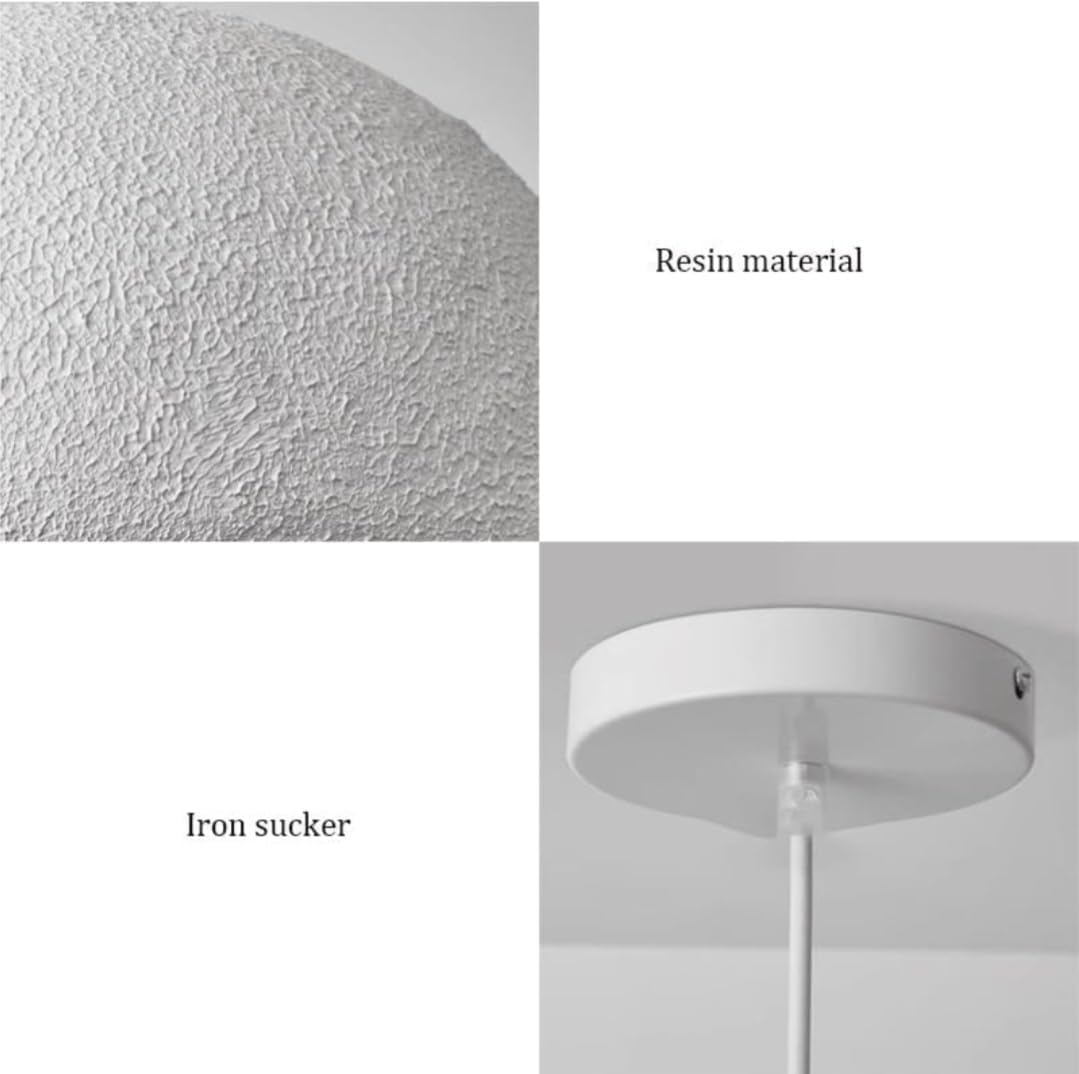 Creative Japanese Modern Wabi-Sabi Style pendant,Simple Light With Classic Lamp,Hight Adjustable Hanging Lamp,Badroom,Kitchen,living Room.(3 Pieces 1 Set) Size 30cm 40cm 50cm with E27 bulb.