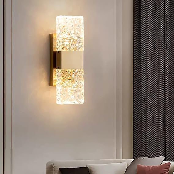 LIGHTINGS Afn Wall Lights Nordic Crystal Simple Wall Lamp LED Modern Living Room Bedroom Corridor Bedside Lamp Wall Lighting Sconces